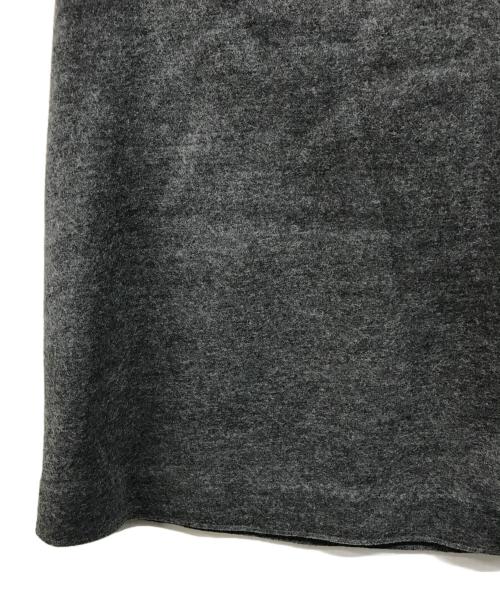 23区（ニジュウサンク）23区 (ニジュウサンク) ウールミルドジャージー ワンピース グレー サイズ:SIZE 38の古着・服飾アイテム