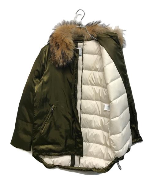LIVIANA CONTI（リビアナコンティ）LIVIANA CONTI (リビアナコンティ) ダウンコート カーキ サイズ:SIZE 44の古着・服飾アイテム