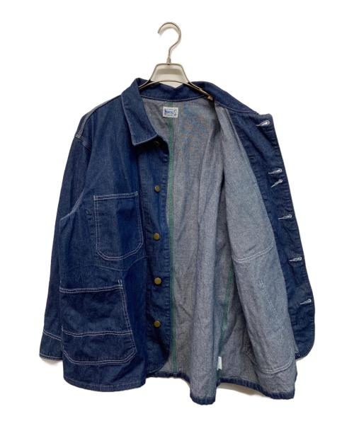 JOHNBULL（ジョンブル）JOHNBULL (ジョンブル) UNION HERCULES MADE CHORE JKT【ユニオン ヘラクレス メイド チョア ジャケット】 インディゴ サイズ:SIZE 40の古着・服飾アイテム