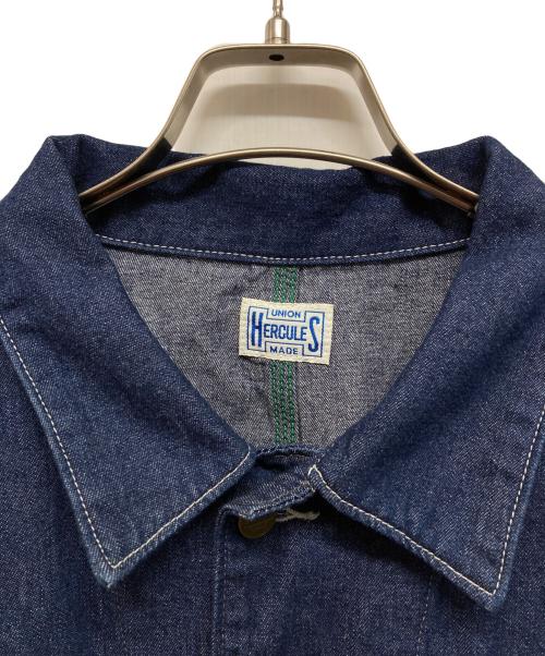 JOHNBULL（ジョンブル）JOHNBULL (ジョンブル) UNION HERCULES MADE CHORE JKT【ユニオン ヘラクレス メイド チョア ジャケット】 インディゴ サイズ:SIZE 40の古着・服飾アイテム