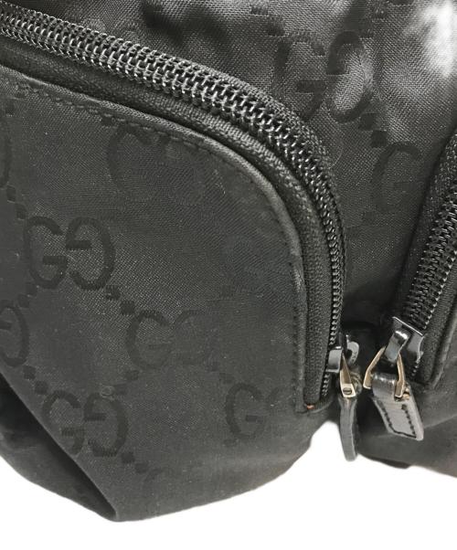 GUCCI（グッチ）GUCCI (グッチ) GGナイロンバックパック ブラックの古着・服飾アイテム