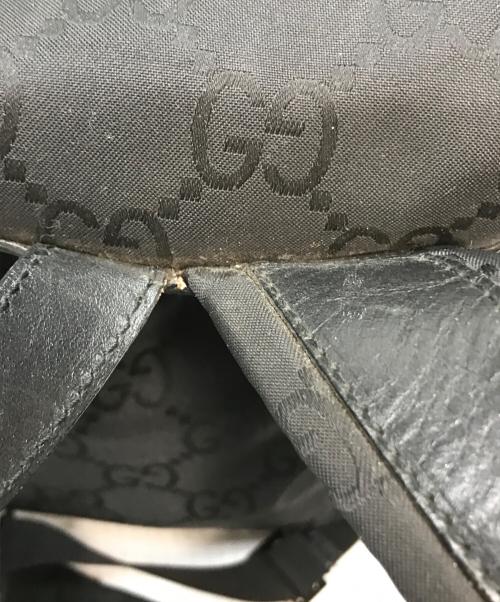 GUCCI（グッチ）GUCCI (グッチ) GGナイロンバックパック ブラックの古着・服飾アイテム