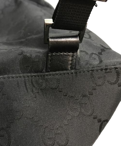 GUCCI（グッチ）GUCCI (グッチ) GGナイロンバックパック ブラックの古着・服飾アイテム