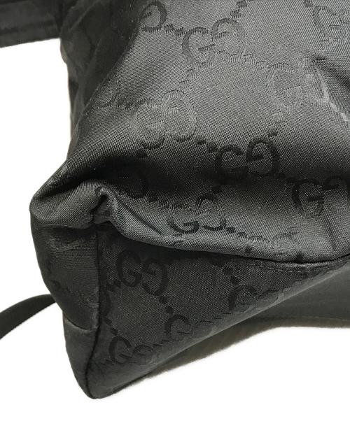GUCCI（グッチ）GUCCI (グッチ) GGナイロンバックパック ブラックの古着・服飾アイテム