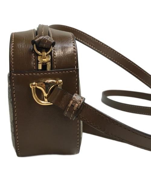 GUCCI（グッチ）GUCCI (グッチ) ホースビット 1955 ミニショルダーバッグ ベージュの古着・服飾アイテム