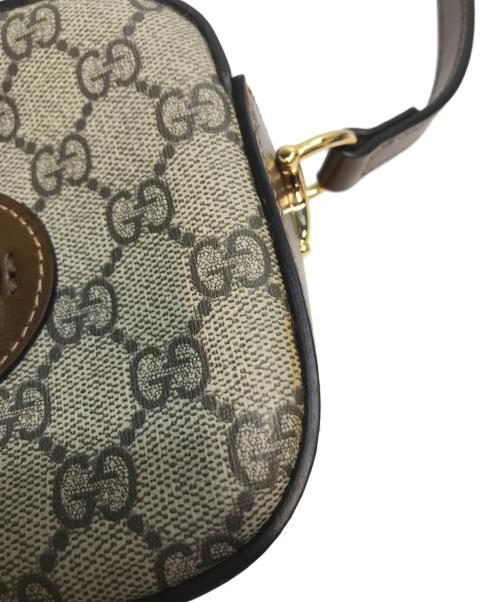 GUCCI（グッチ）GUCCI (グッチ) ホースビット 1955 ミニショルダーバッグ ベージュの古着・服飾アイテム