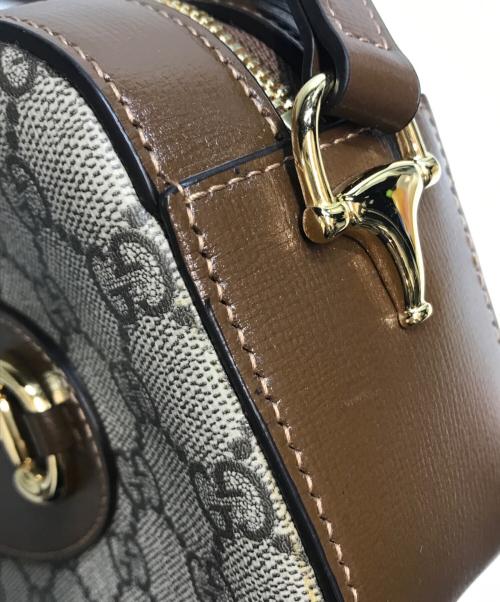 GUCCI（グッチ）GUCCI (グッチ) ホースビット 1955 ミニショルダーバッグ ベージュの古着・服飾アイテム