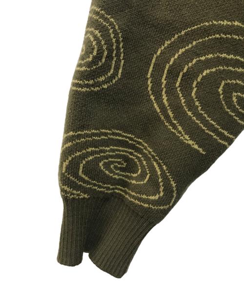 SOL soonerorlater（スーナーオアレイター）SOL soonerorlater (スーナーオアレイター) Sparkling Knit Sweater（スパークリング ニット セーター） カーキ サイズ:SIZE Mの古着・服飾アイテム
