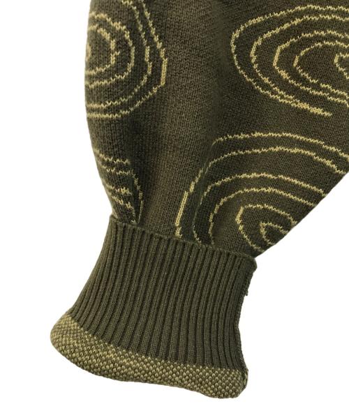 SOL soonerorlater（スーナーオアレイター）SOL soonerorlater (スーナーオアレイター) Sparkling Knit Sweater（スパークリング ニット セーター） カーキ サイズ:SIZE Mの古着・服飾アイテム