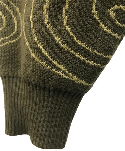SOL soonerorlater（スーナーオアレイター）SOL soonerorlater (スーナーオアレイター) Sparkling Knit Sweater（スパークリング ニット セーター） カーキ サイズ:SIZE Mの古着・服飾アイテム
