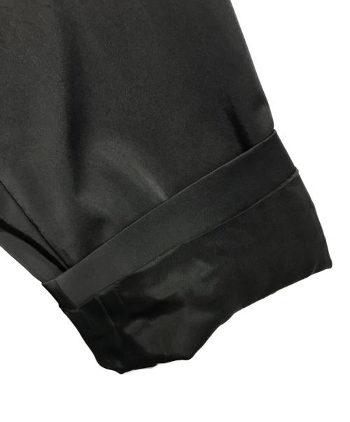 Plage（プラージュ）Plage (プラージュ) Satin Round-Neck コート ブラック サイズ:SIZE 38 未使用品の古着・服飾アイテム