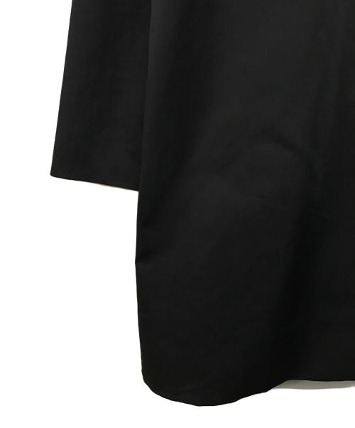 Plage（プラージュ）Plage (プラージュ) Satin Round-Neck コート ブラック サイズ:SIZE 38 未使用品の古着・服飾アイテム