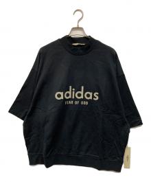 adidas×Fear Of God（アディダス×フィア・オブ・ゴッド）の古着「Heavy Jersey 3/4 Mock Tee」｜ブラック