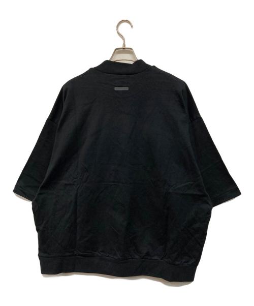 adidas（アディダス）adidas (アディダス) Fear Of God (フィア・オブ・ゴッド) Heavy Jersey 3/4 Mock Tee ブラック サイズ:Lの古着・服飾アイテム