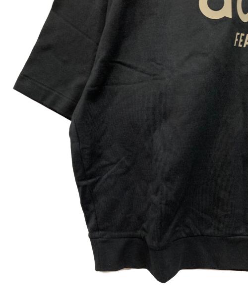 adidas（アディダス）adidas (アディダス) Fear Of God (フィア・オブ・ゴッド) Heavy Jersey 3/4 Mock Tee ブラック サイズ:Lの古着・服飾アイテム