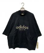 adidas×Fear Of Godアディダス×フィア・オブ・ゴッド）の古着「Heavy Jersey 3/4 Mock Tee」｜ブラック