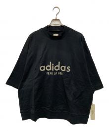 adidas×Fear Of God（アディダス×フィア・オブ・ゴッド）の古着「Heavy Jersey 3/4 Mock Tee」｜ブラック