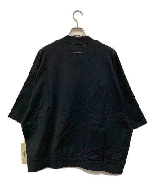 adidas（アディダス）adidas (アディダス) FEAR OF GOD (フィア・オブ・ゴッド) Heavy Jersey 3/4 Mock Tee ブラック サイズ:XLの古着・服飾アイテム