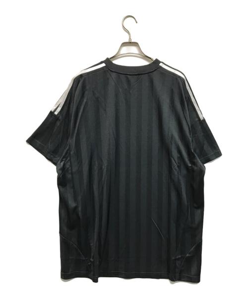 adidas（アディダス）adidas (アディダス) BALENCIAGA (バレンシアガ) コラボゲームシャツ ブラック サイズ:3の古着・服飾アイテム