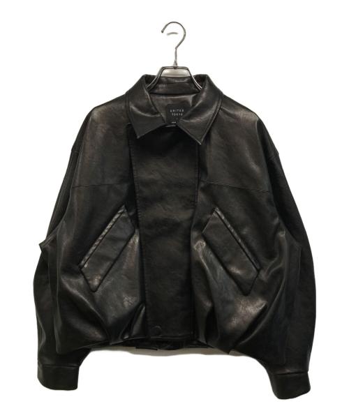 UNITED TOKYO（ユナイテッドトーキョー）UNITED TOKYO (ユナイテッドトーキョー) コクーンレザーボンバージャケット ブラック サイズ:SIZE 1の古着・服飾アイテム