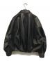UNITED TOKYO (ユナイテッドトーキョー) コクーンレザーボンバージャケット ブラック サイズ:SIZE 1：13000円