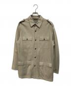 SERAPHINセラフィン）の古着「レザーシャツジャケット」｜アイボリー