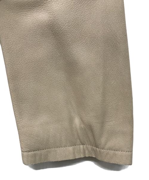 SERAPHIN（セラフィン）SERAPHIN (セラフィン) レザーシャツジャケット アイボリー サイズ:SIZE 50の古着・服飾アイテム