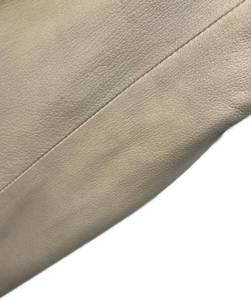 SERAPHIN（セラフィン）SERAPHIN (セラフィン) レザーシャツジャケット アイボリー サイズ:SIZE 50の古着・服飾アイテム