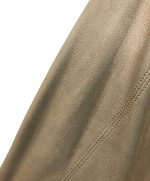 SERAPHIN（セラフィン）SERAPHIN (セラフィン) レザーシャツジャケット アイボリー サイズ:SIZE 50の古着・服飾アイテム