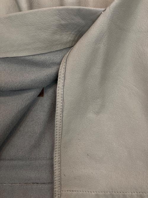 SERAPHIN（セラフィン）SERAPHIN (セラフィン) レザーシャツジャケット アイボリー サイズ:SIZE 50の古着・服飾アイテム