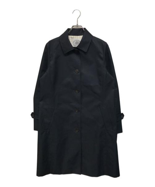 J.PRESS（ジェイプレス）J.PRESS (ジェイプレス) 撥水ツイル ステンカラー ロング コート ネイビー サイズ:SIZE 9の古着・服飾アイテム