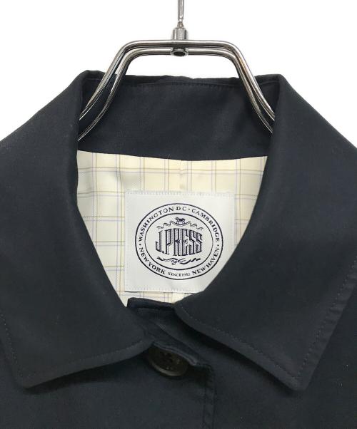 J.PRESS（ジェイプレス）J.PRESS (ジェイプレス) 撥水ツイル ステンカラー ロング コート ネイビー サイズ:SIZE 9の古着・服飾アイテム