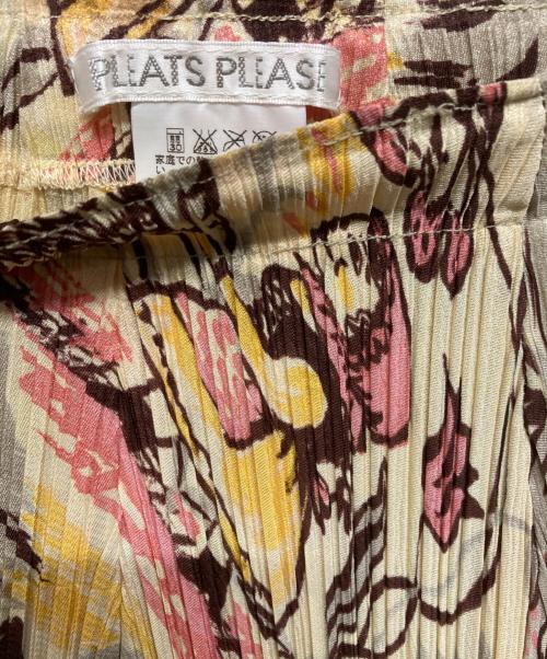 PLEATS PLEASE（プリーツプリーズ）PLEATS PLEASE (プリーツプリーズ) 赤ずきん柄 プリーツスカート ベージュ サイズ:SIZE 3の古着・服飾アイテム