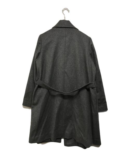 JEAN LOUIS SCHERRER（ジャンルイ シェレル）JEAN LOUIS SCHERRER (ジャンルイ シェレル) カシミヤ100％ベルト付コート グレー サイズ:Mの古着・服飾アイテム