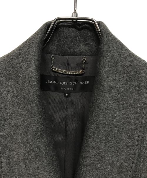 JEAN LOUIS SCHERRER（ジャンルイ シェレル）JEAN LOUIS SCHERRER (ジャンルイ シェレル) カシミヤ100％ベルト付コート グレー サイズ:Mの古着・服飾アイテム