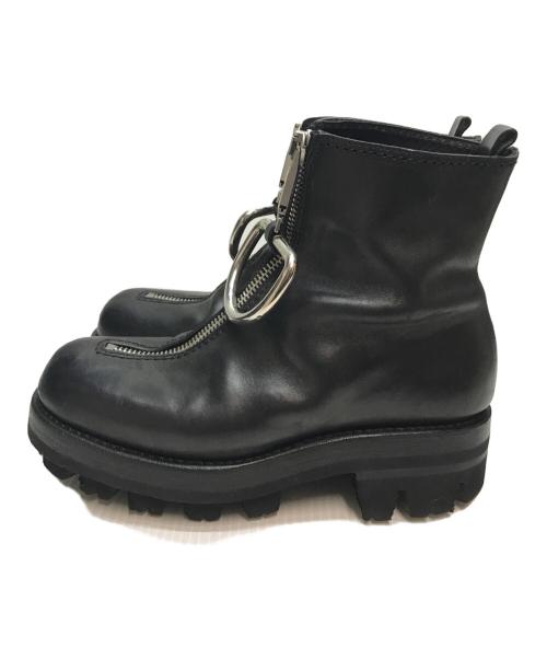 1017 ALYX 9SM（テンセブンティーン アリクス ナインエスエム）1017 ALYX 9SM (テンセブンティーン アリクス ナインエスエム) ハーネスリングジップブーツ ブラック サイズ:38の古着・服飾アイテム