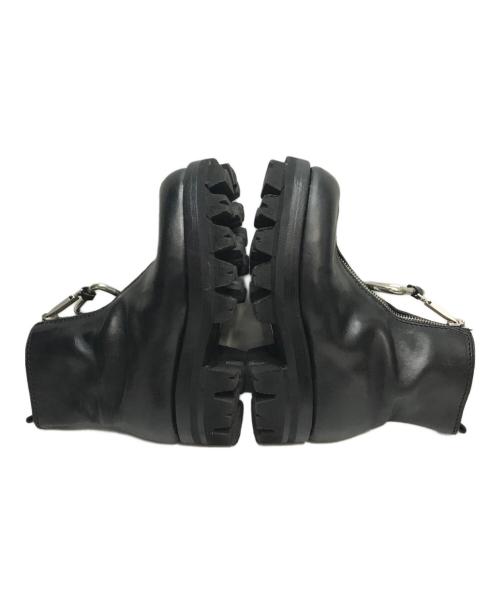 1017 ALYX 9SM（テンセブンティーン アリクス ナインエスエム）1017 ALYX 9SM (テンセブンティーン アリクス ナインエスエム) ハーネスリングジップブーツ ブラック サイズ:38の古着・服飾アイテム
