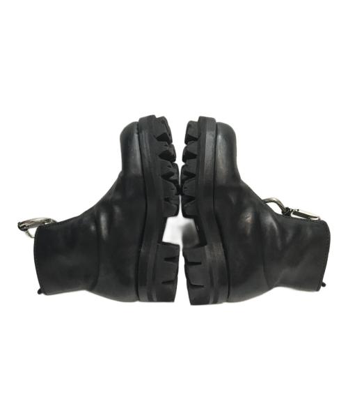 1017 ALYX 9SM（テンセブンティーン アリクス ナインエスエム）1017 ALYX 9SM (テンセブンティーン アリクス ナインエスエム) ハーネスリングジップブーツ ブラック サイズ:38の古着・服飾アイテム