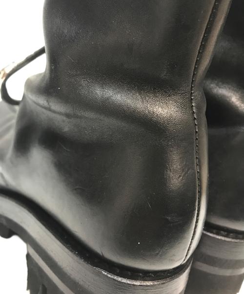 1017 ALYX 9SM（テンセブンティーン アリクス ナインエスエム）1017 ALYX 9SM (テンセブンティーン アリクス ナインエスエム) ハーネスリングジップブーツ ブラック サイズ:38の古着・服飾アイテム