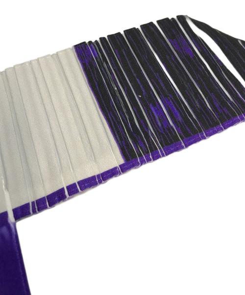 PLEATS PLEASE（プリーツプリーズ）PLEATS PLEASE (プリーツプリーズ) Kazumasa NAGAI (カズマサ ナガイ) トートバッグ ホワイト×ネイビーの古着・服飾アイテム