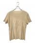 ISSEY MIYAKE (イッセイミヤケ) 半袖プリーツカットソー ベージュ サイズ:SIZE L：10000円