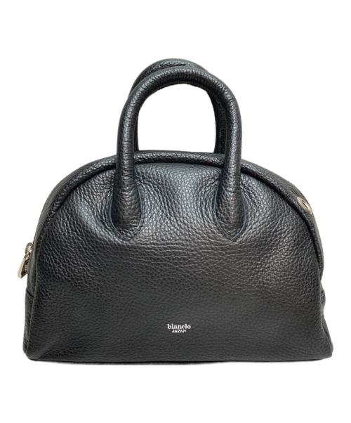 blancle（ブランクレ）blancle (ブランクレ) OILED SMOOTH LEATHER 2WAY MINI BOSTON ブラックの古着・服飾アイテム