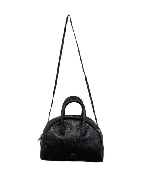 blancle（ブランクレ）blancle (ブランクレ) OILED SMOOTH LEATHER 2WAY MINI BOSTON ブラックの古着・服飾アイテム