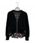 sacai（サカイ）の古着「INTERSTELLAR Knit Cardigan(インターステラー ニット カーディガン)」｜ブラック
