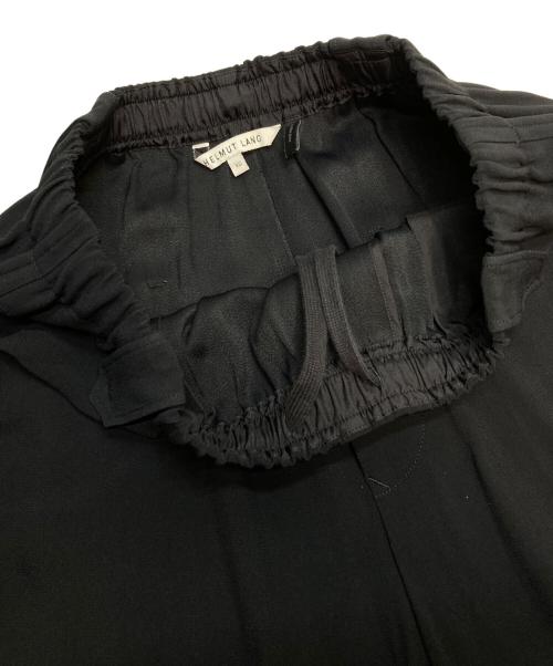 HELMUT LANG（ヘルムートラング）HELMUT LANG (ヘルムートラング) PULL ON CLT SATN BCK CRP(、プルオン・キュロット・サテン・バック・クロップド)ガウチョパンツ ブラック サイズ:XSの古着・服飾アイテム