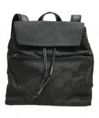 GUCCIグッチ）の古着「GGキャンバス ミニリュック」｜ブラック