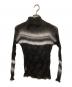 ISSEY MIYAKE (イッセイミヤケ) ブリーチプリーツハイネックカットソー ブラック サイズ:SIZE 2：18000円
