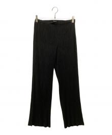 ISSEY MIYAKE FETE（イッセイミヤケフェット）の古着「プリーツパンツ」｜ブラック