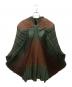 ISSEY MIYAKE (イッセイミヤケ) ボレロ プリーツカーディガン グリーン×ブラウン サイズ:SIZE 2：35000円