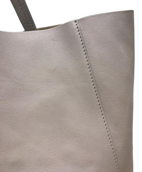 CELINE（セリーヌ）CELINE (セリーヌ) Horizontal CABAS ホリゾンタル カバ トートバッグ グレー×ブラウンの古着・服飾アイテム